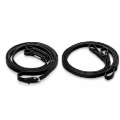 Utzon Equestrian Flat Leather Reins - Set For Double Bridle