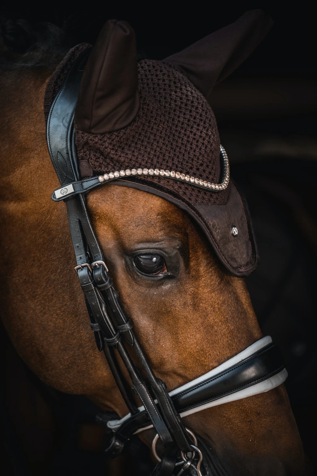 PS Of Sweden Mamba Ear Bonnet Coffee 4 PS Of Sweden Mamba Ear Bonnet Coffee - Image 2