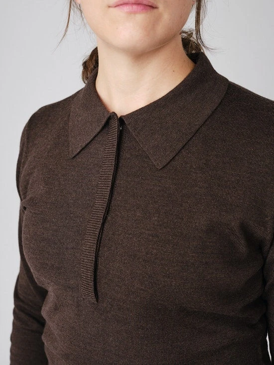 PS Of Sweden Hailey Fine Knit Sweater Coffee 3 PS Of Sweden Hailey Fine Knit Sweater Coffee