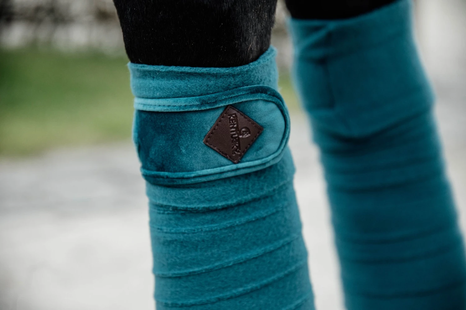 Kentucky Velvet Bandages Emerald 4 Kentucky Velvet Bandages Emerald - Image 2