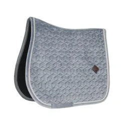 Kentucky Velvet Jump Saddle Pad Grey