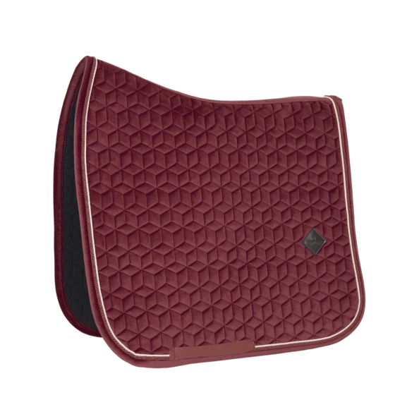 Kentucky Velvet Dressage Saddle Pad Bordeaux 3 Kentucky Velvet Dressage Saddle Pad Bordeaux