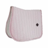 Kentucky Velvet Pearls Jump Saddle Pad Soft Rose