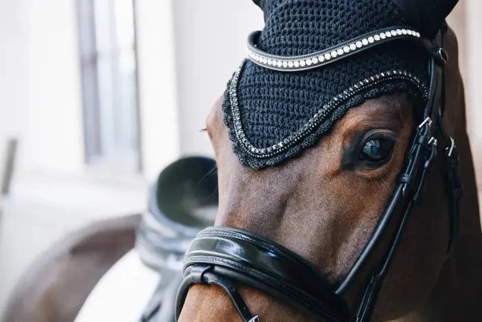 Kentucky Long Stone & Pearl Soundless Ear Bonnet Black 4 Kentucky Long Stone & Pearl Soundless Ear Bonnet Black - Image 2