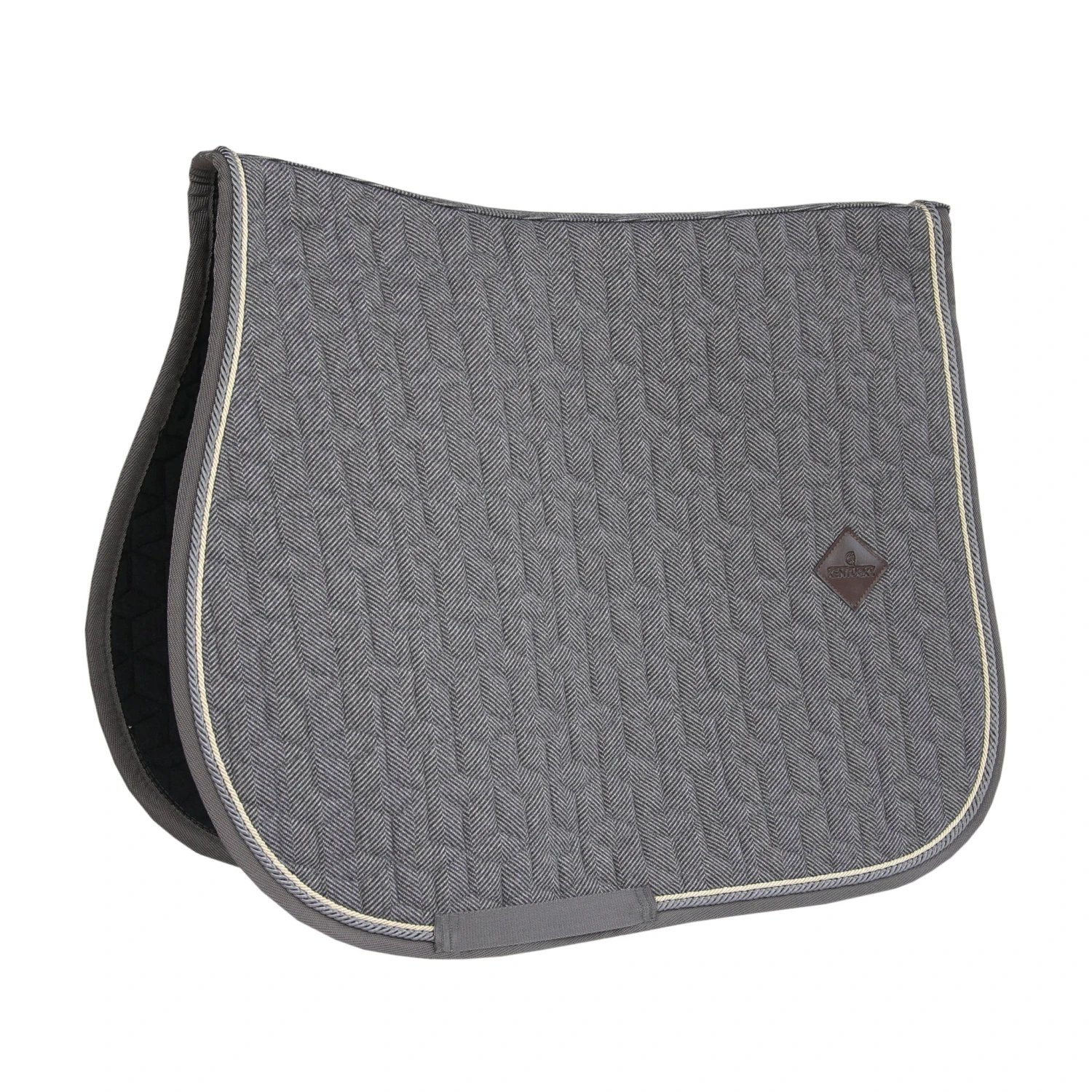 Kentucky Wool Jump Saddle Pad Grey 3 Kentucky Wool Jump Saddle Pad Grey