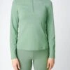 PS Of Sweden Adele Long Sleeve Base Layer Khaki Green -Equestrian Supplies Adele khaki green 0017 1500x2000 1