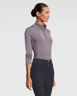 PS Of Sweden Alessandra Base Layer Grey 12 PS Of Sweden Alessandra Base Layer Grey -Equestrian Supplies Alessandra Grey Front Right 2