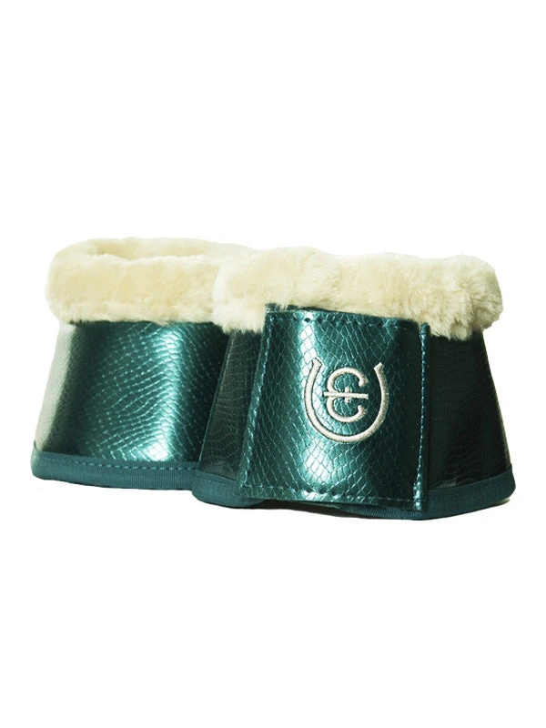 Equestrian Stockholm Fleece Bell Boots Amazonite 3 Equestrian Stockholm Fleece Bell Boots Amazonite