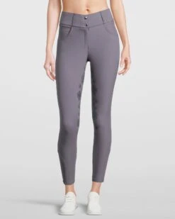 PS Of Sweden Candice Breeches Grey -Equestrian Supplies Candice Grey Front 1