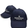 Equestrian Stockholm Cap Navy White 1 Equestrian Stockholm Cap Navy White -Equestrian Supplies Cotton Cap Navy White Webb 3