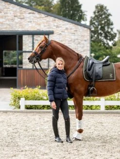 PS Of Sweden Elite Dressage Saddle Pad Dark Green -Equestrian Supplies DSC 4697 1