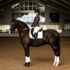 Equestrian Stockholm Modern Dressage Saddle Pad White Moonless Night 9 Equestrian Stockholm Modern Dressage Saddle Pad White Moonless Night -Equestrian Supplies ESMoonlessNight 1