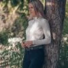 Fager Emma Long Sleeve Base Layer Beige -Equestrian Supplies Faggeremmalongsleevebeige