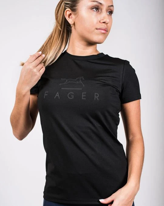 Fager Fia Short Sleeve T-shirt Black 3 Fager Fia Short Sleeve T-shirt Black