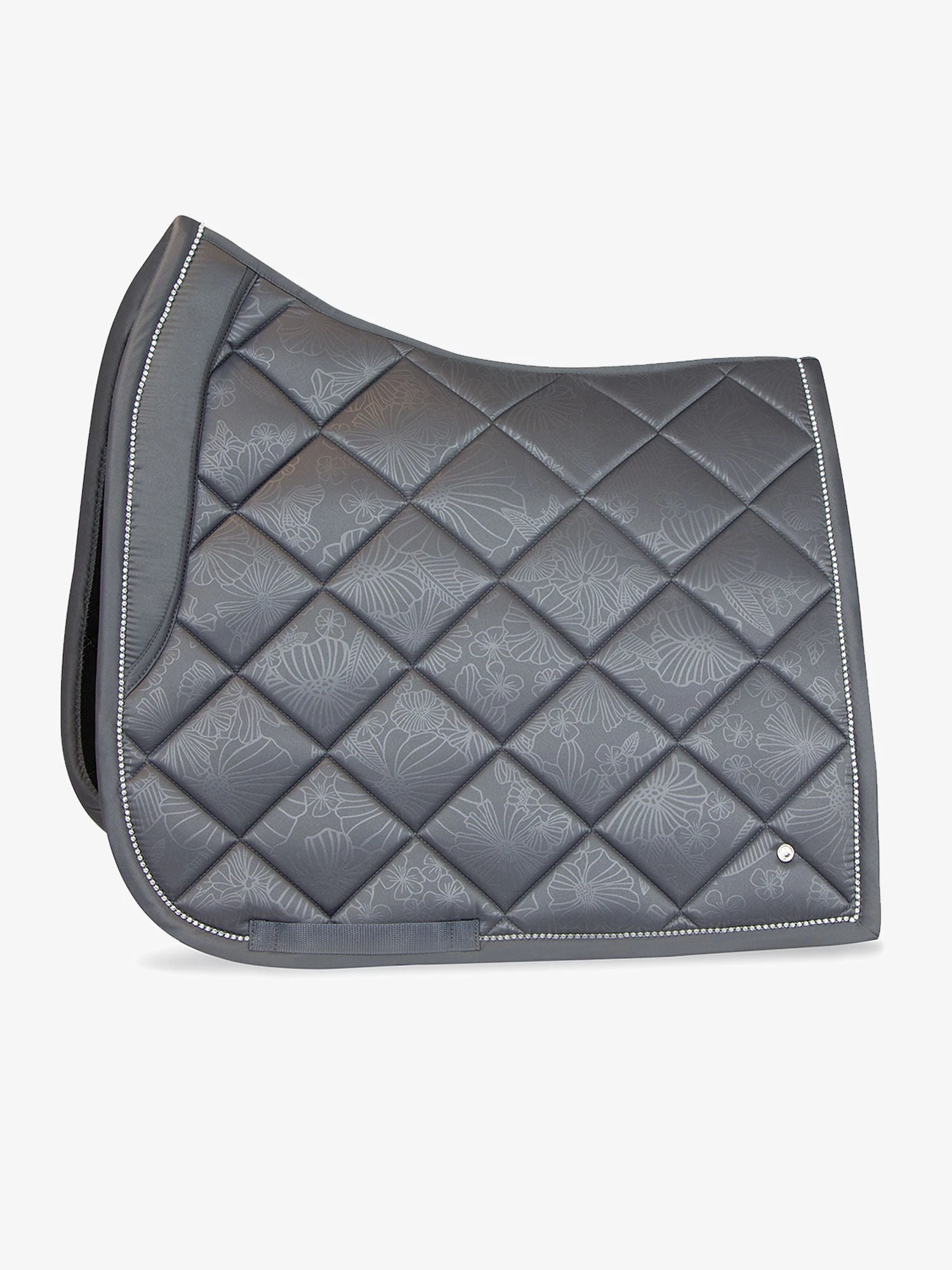 PS Of Sweden Floret Dressage Saddle Pad Grey 4 PS Of Sweden Floret Dressage Saddle Pad Grey - Image 2