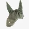 PS Of Sweden Cotton Signature Ear Bonnet Forest Green -Equestrian Supplies Fly Hat Hotline Forest Green 5A6A6717 1500x2000 1