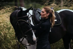 Equestrian Stockholm Jump Saddle Pad Black Gold -Equestrian Supplies MG 1997