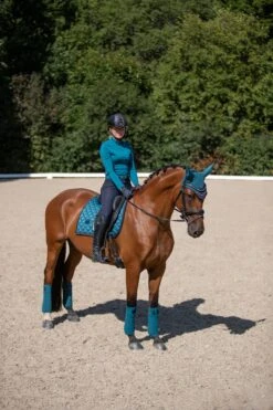 Equestrian Stockholm Dressage Saddle Pad Aurora Blues -Equestrian Supplies MG 9658