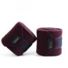 Equestrian Stockholm Bandages Merlot Crystal -Equestrian Supplies Merlot crystal FLEECE BANDAGES esstockholm