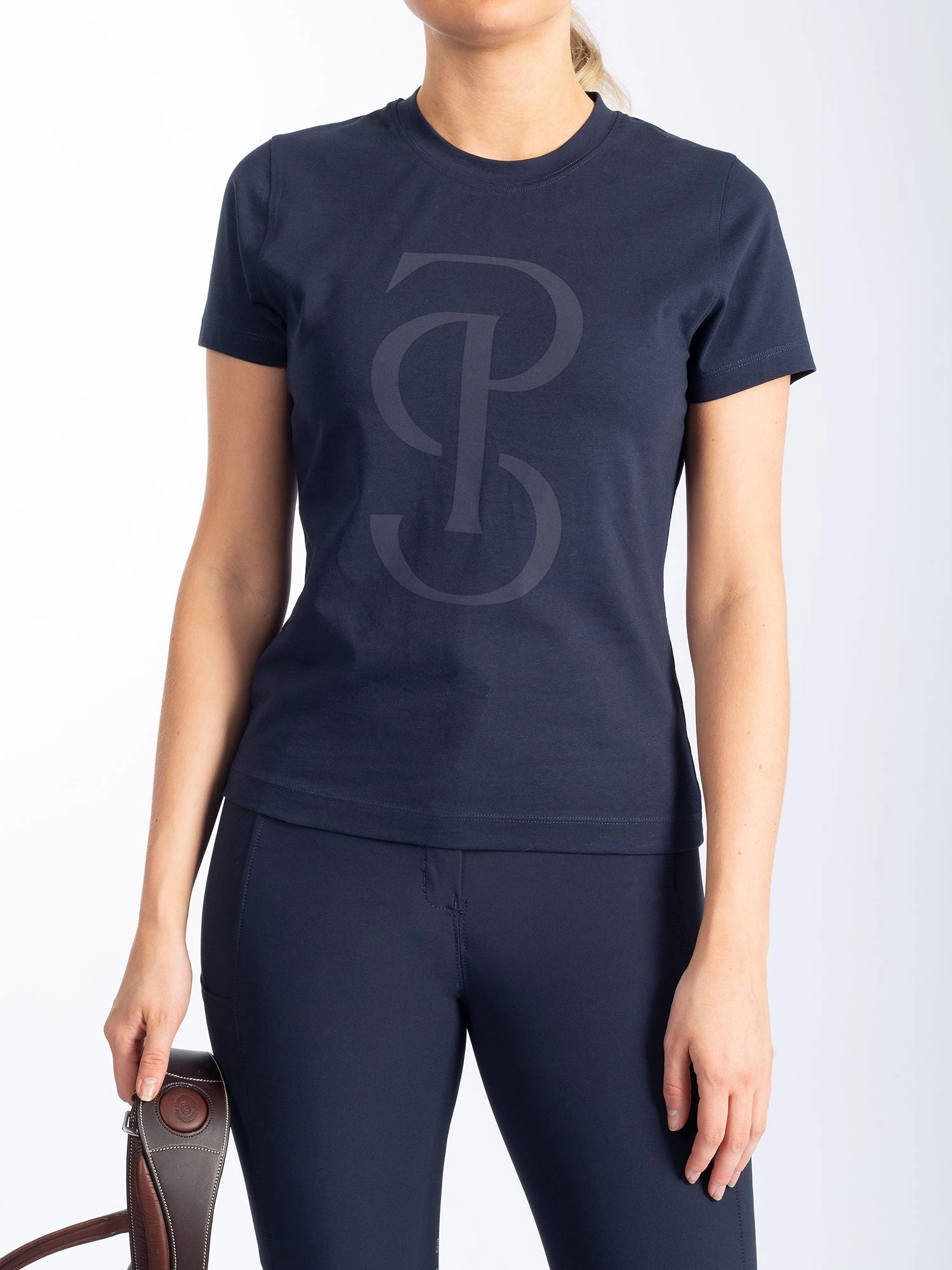 PS Of Sweden Signe Cotton T-Shirt Navy 3 PS Of Sweden Signe Cotton T-Shirt Navy