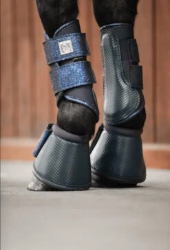 SD Design Hollywood Glamorous Bell Boots Blueberry Twinkles 8 SD Design Hollywood Glamorous Bell Boots Blueberry Twinkles -Equestrian Supplies O 414 SD Hollywood Glamorous COOL Tech brushing boots2 1