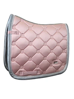 Equestrian Stockholm Dressage Saddle Pad Pink Crystal -Equestrian Supplies Pink Crystal cob