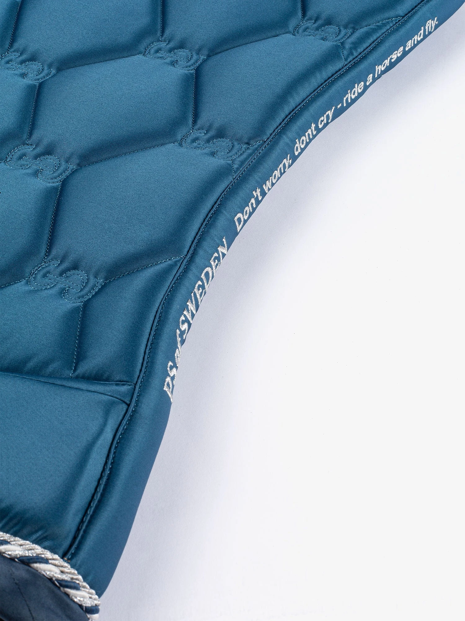 PS Of Sweden Signature Dressage Saddle Pad Mirage Blue 4 PS Of Sweden Signature Dressage Saddle Pad Mirage Blue - Image 2