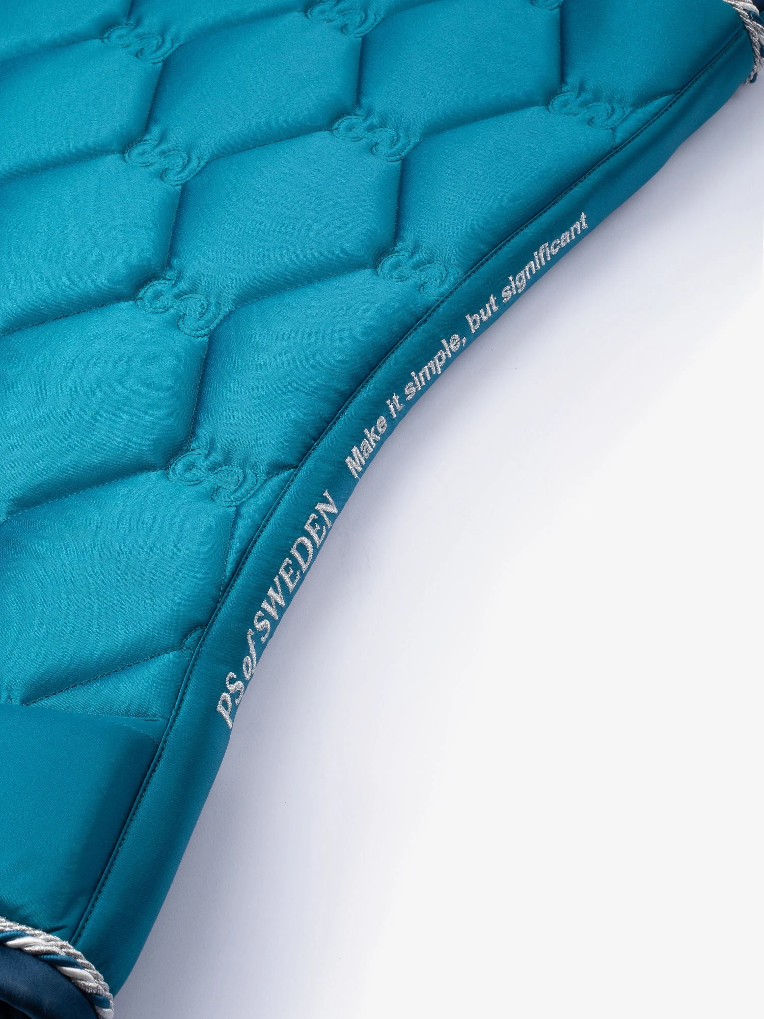 PS Of Sweden Signature Dressage Saddle Pad Ocean 4 PS Of Sweden Signature Dressage Saddle Pad Ocean - Image 2