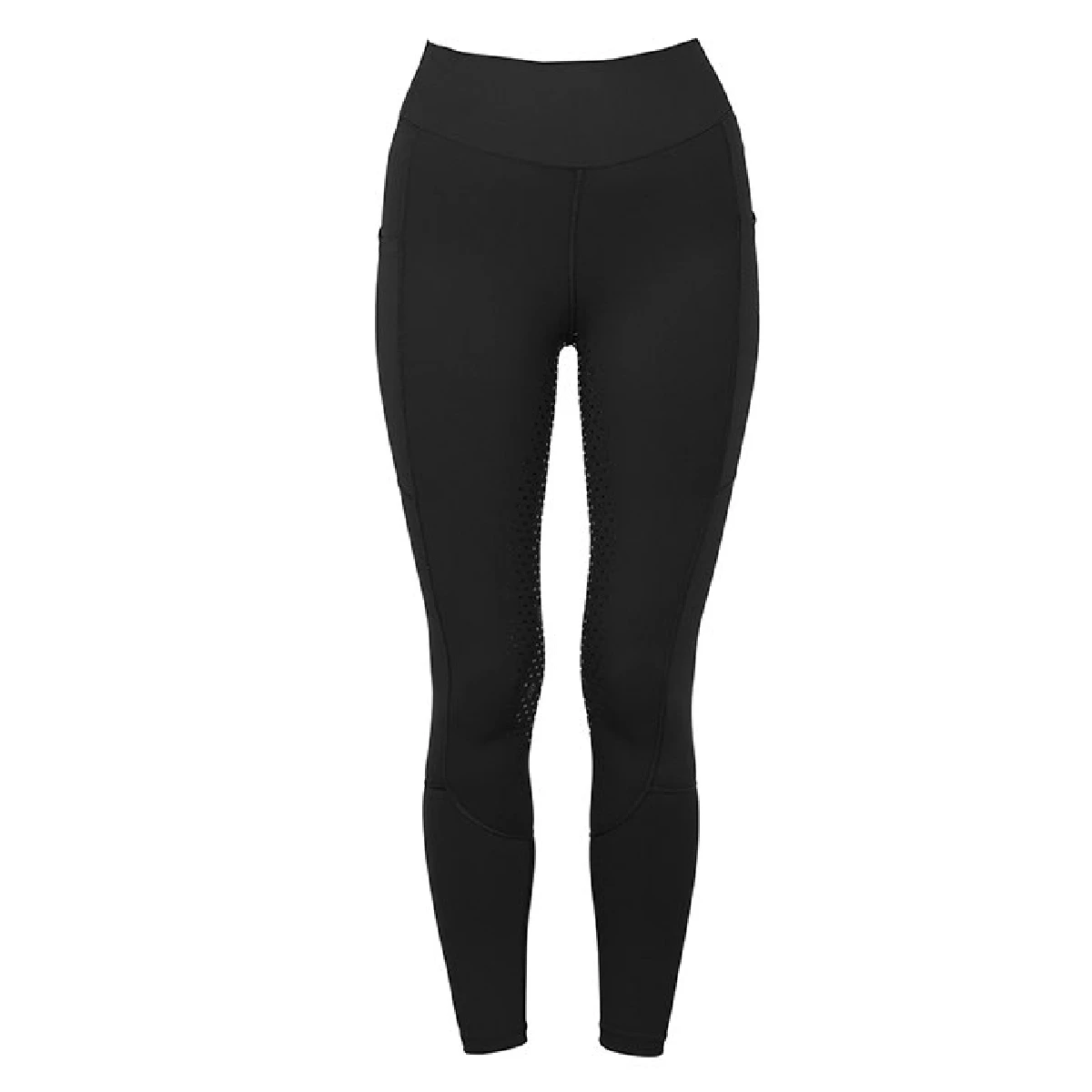 Equestrian Stockholm Movement Dressage Riding Tights Black Blush 4 Equestrian Stockholm Movement Dressage Riding Tights Black Blush - Image 2