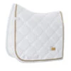 Equestrian Stockholm Dressage Saddle Pad White Perfection Gold -Equestrian Supplies White perfection gold ESstockholm