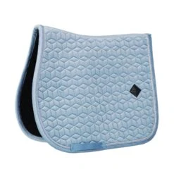 Kentucky Velvet Jump Saddle Pad Light Blue