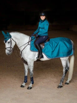 Equestrian Stockholm Exercise Rug Aurora Blues -Equestrian Supplies aurora blues exercise rug landtacke trainingsdecke training deken hov