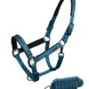 Equestrian Stockholm Halter & Lead Rope Aurora Blues -Equestrian Supplies aurora blues halter lead rope grimskaft fuhrleine touw