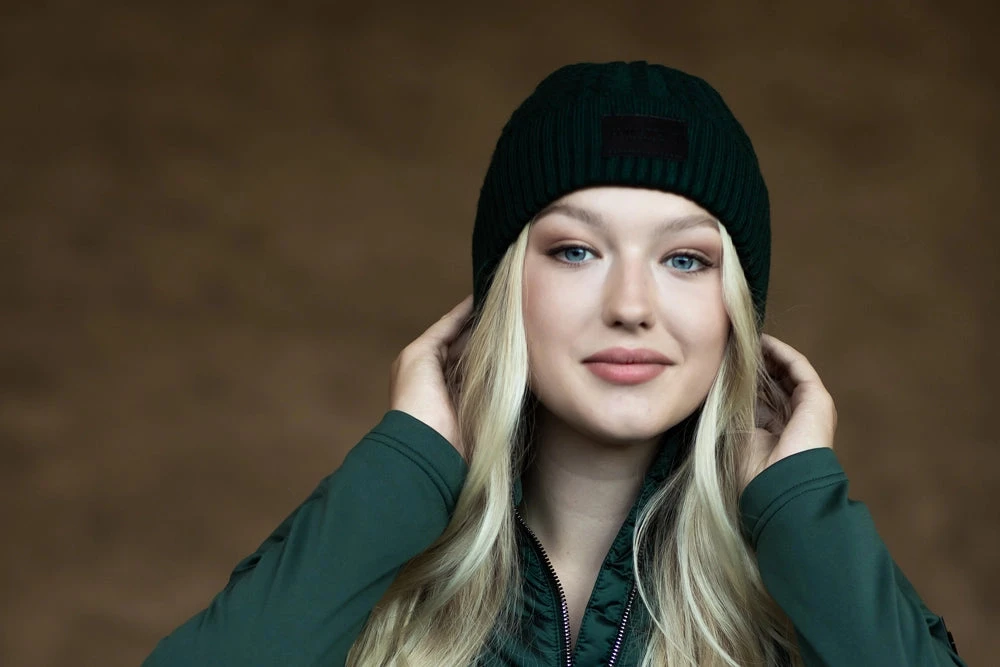 Equestrian Stockholm Beanie Sycamore Green 4 Equestrian Stockholm Beanie Sycamore Green - Image 2