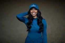 Equestrian Stockholm Cap Blue Meadow -Equestrian Supplies blue meadow cap keps kappe on1