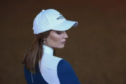 Equestrian Stockholm Cap White Blue Meadow 9 Equestrian Stockholm Cap White Blue Meadow -Equestrian Supplies blue meadow cap keps kappe on2 1