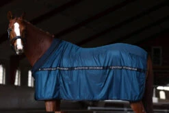Equestrian Stockholm Cooler Rug Blue Meadow -Equestrian Supplies blue meadow cooler rug svettacke schweibdecke zweetdeken on3 1