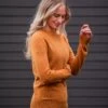 Fager Charlie Cashmere & Merino Wool Sweater Mustard -Equestrian Supplies charlie gul 5 1920x2400 1