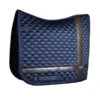 Equestrian Stockholm Dressage Saddle Pad Navy No Boundaries -Equestrian Supplies dressyrschabrak leather deluxe