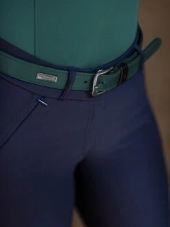 Equestrian Stockholm Prime Belt Emerald -Equestrian Supplies emerald belt skarp gurtel riemen hov
