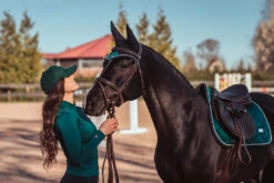 Equestrian Stockholm Cotton Cap Emerald -Equestrian Supplies emerald cap equestrian stockholm 3