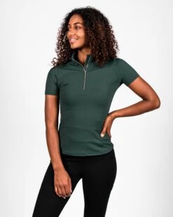 Fager Emma Short Sleeve Base Layer Green
