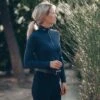 Fager Emma Long Sleeve Base Layer Navy -Equestrian Supplies fageremmalongsleevenavy
