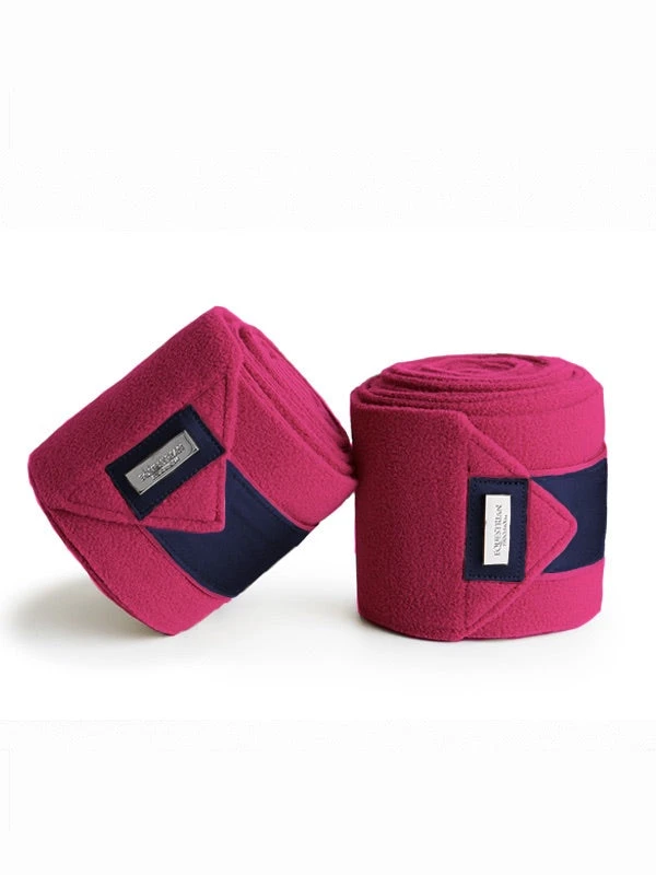 Equestrian Stockholm Bandages Faded Fuchsia 3 Equestrian Stockholm Bandages Faded Fuchsia