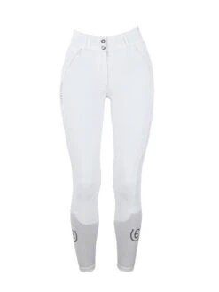 Equestrian Stockholm Elite Dressage Breeches White
