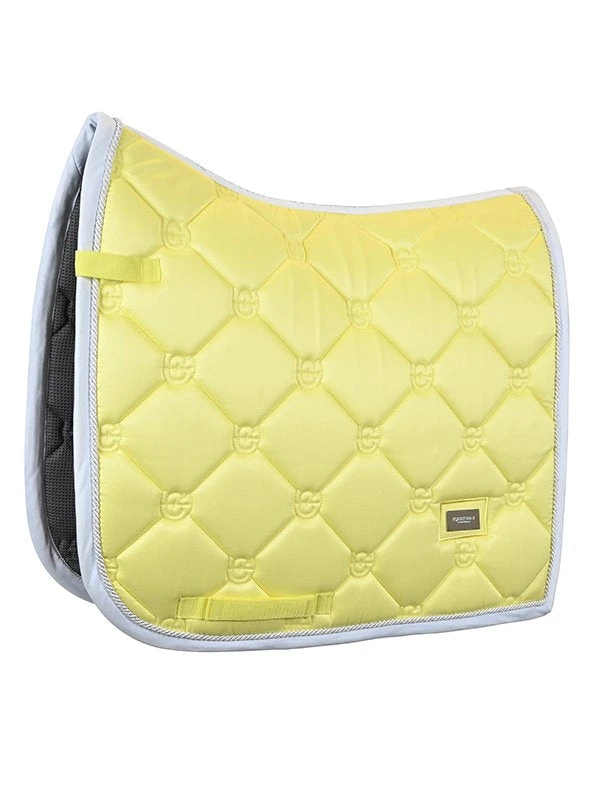 Equestrian Stockholm Dressage Saddle Pad Soft Lemon 3 Equestrian Stockholm Dressage Saddle Pad Soft Lemon