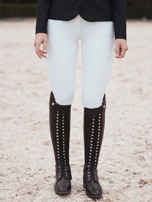 Equestrian Stockholm Elite Dressage Breeches White 5 Equestrian Stockholm Elite Dressage Breeches White - Image 3