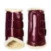 Equestrian Stockholm Fleece Brushing Boots Bordeaux -Equestrian Supplies image da613dbe 8473 4f7d af3c 756dfaa9333e
