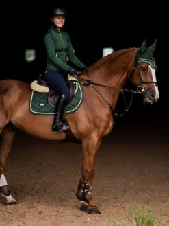 Equestrian Stockholm Jump Saddle Pad Forest Green -Equestrian Supplies jump saddle pad forest green esstockholm 1