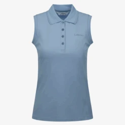 LeMieux Sleeveless Polo Shirt Denim